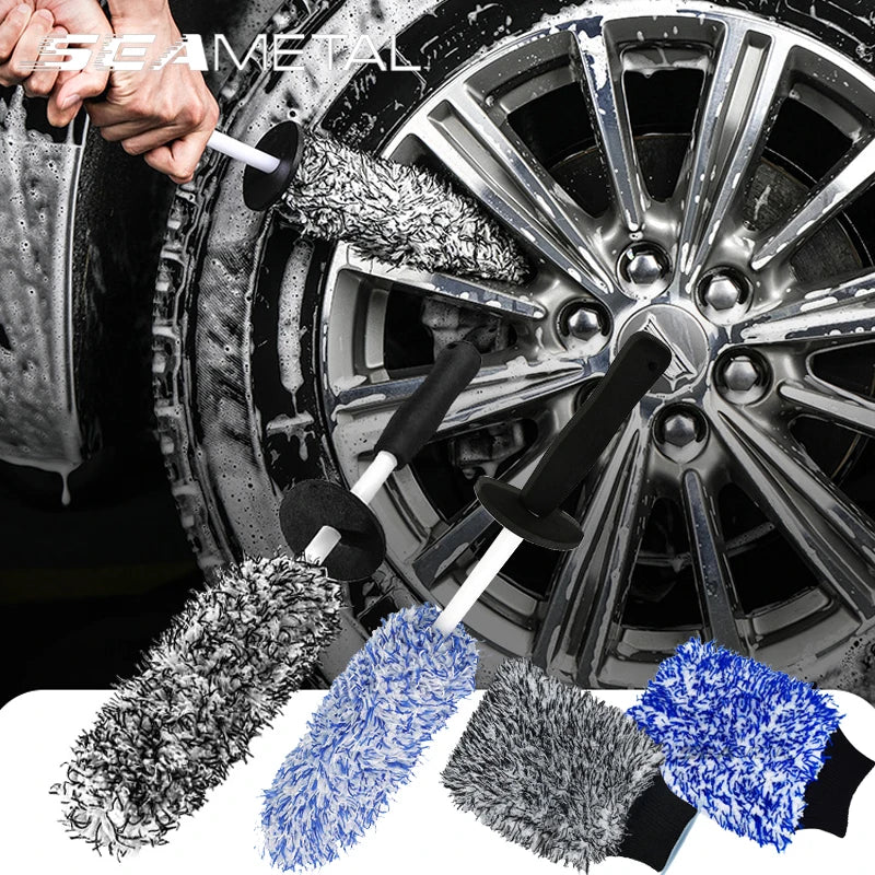 SEAMETAL Ultra Soft Wheel Brush & Mitt Set!
