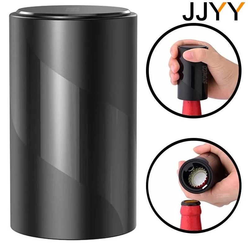 JJYY Black Poker Card Bottle Opener – Stylish & Functional Bar Tool