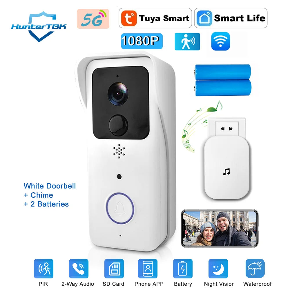 Tuya 5G WiFi Smart Video Doorbell