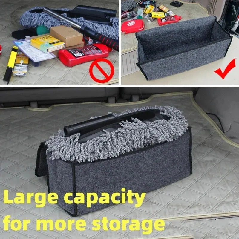 Large Car Trunk Organizer with Anti-Slip Base