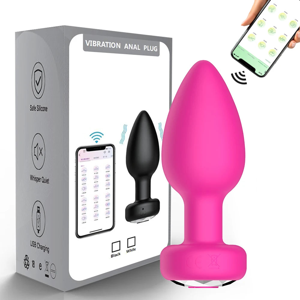 Bluetooth Remote Anal Vibrator with APP