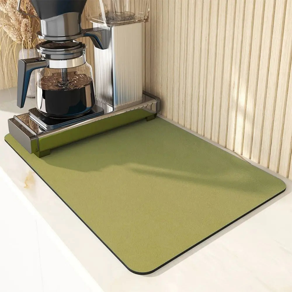 Soft Diatomite Quick-Dry Kitchen Mat – Absorbent & Stylish!