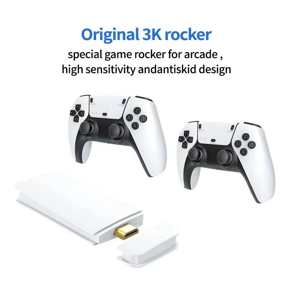 M15 4K Retro Game Stick with Wireless Controllers