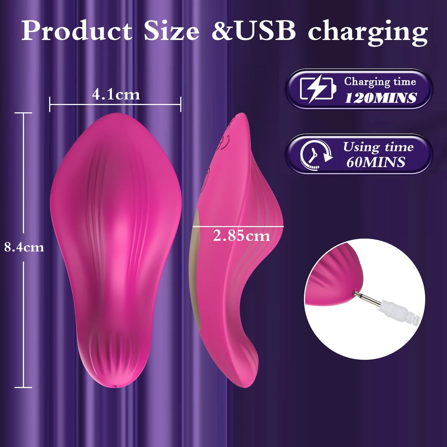 Wearable Bluetooth APP Vibrator for Women Wireless Remote