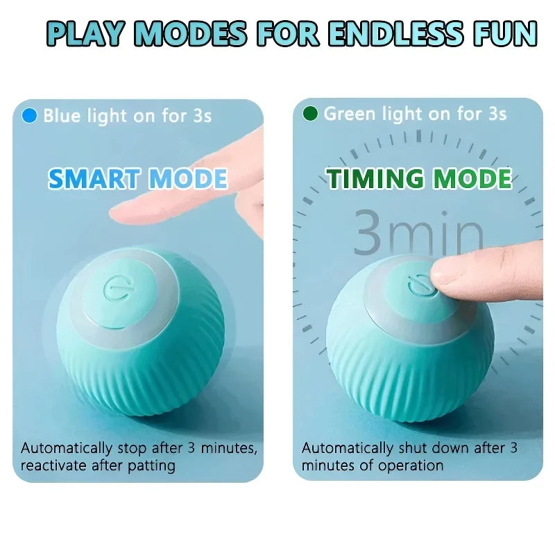 Smart Rolling Interactive Cat Toy Ball
