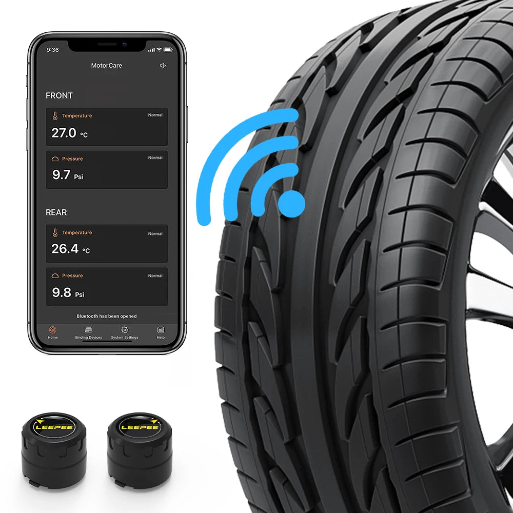 Motorcycle Bluetooth TPMS Tire Pressure Monitor