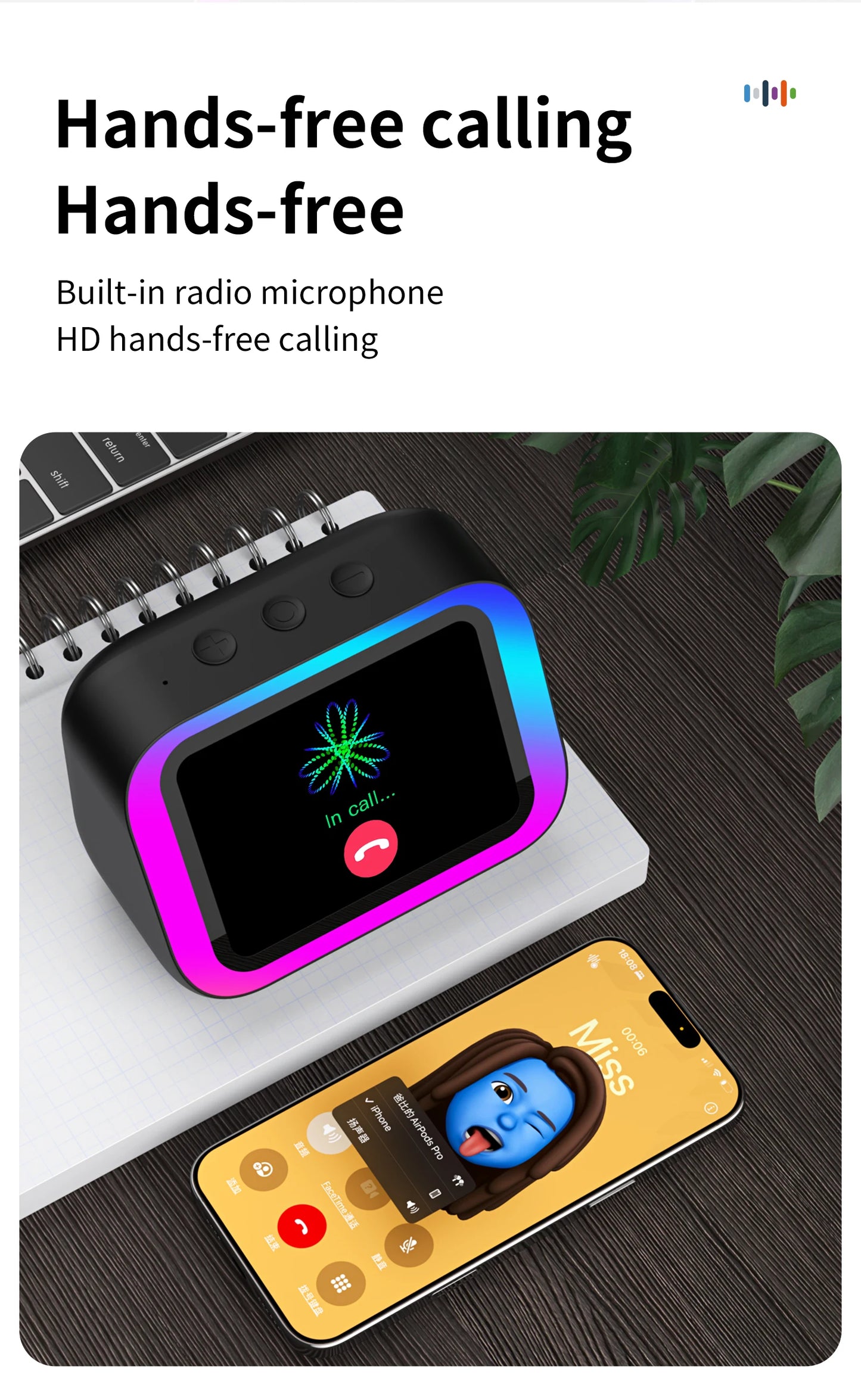 Smart Bluetooth Speaker with Weather Display