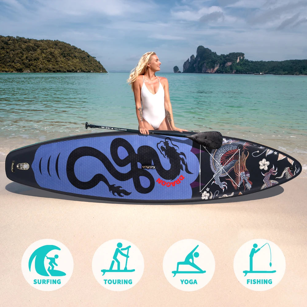 Feath-R-Lite 11'6" Koi Inflatable SUP Board Set