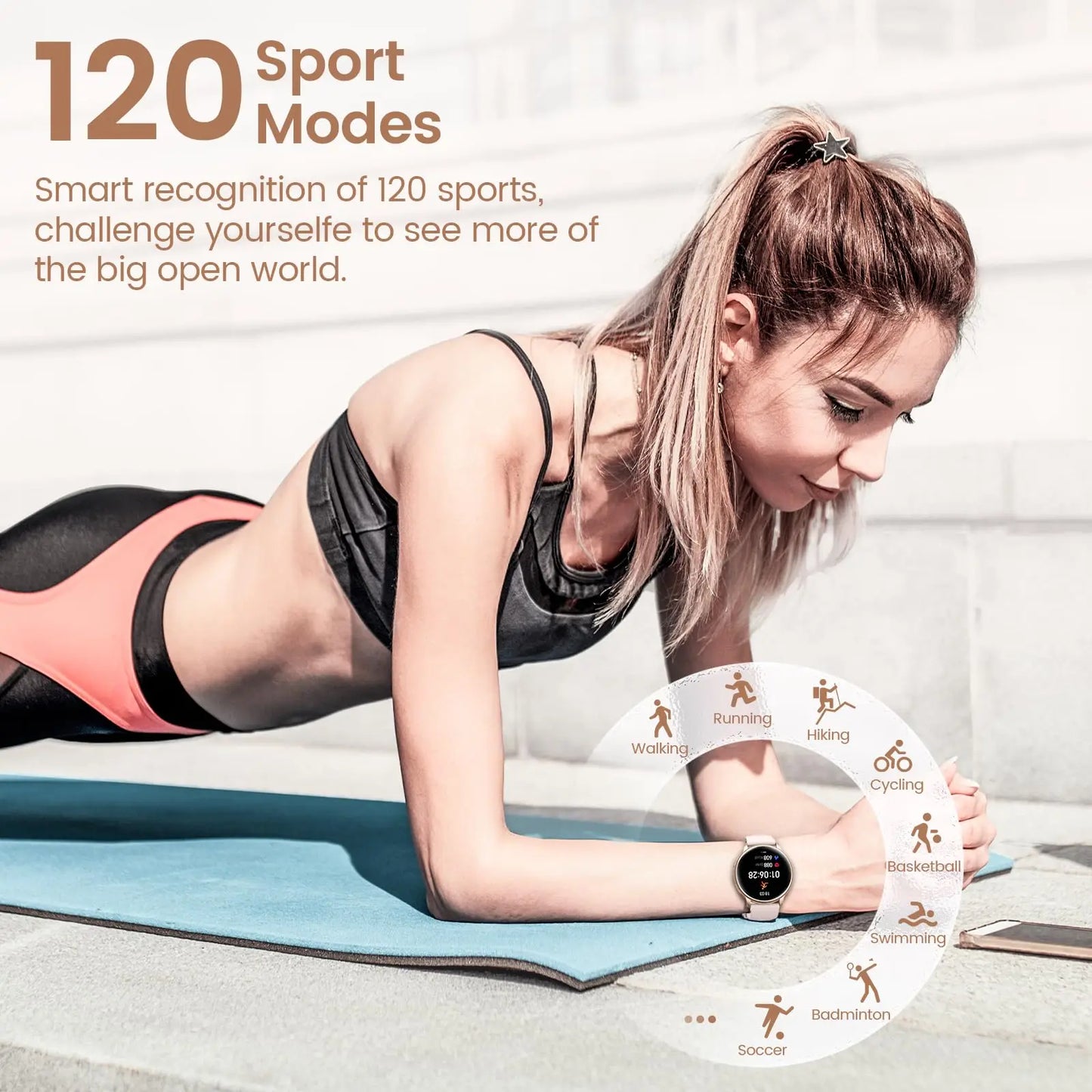 Smart Watch for Women with Phone & Health Tracking