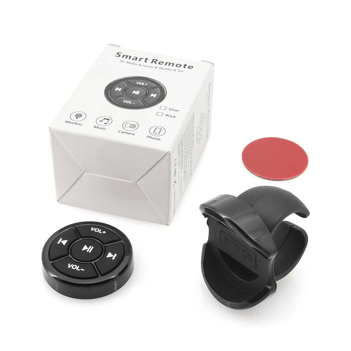 Wireless Bluetooth Media Button Controller for Vehicles