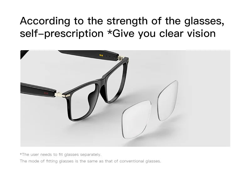 Waterproof Smart Glasses with Calling & Music