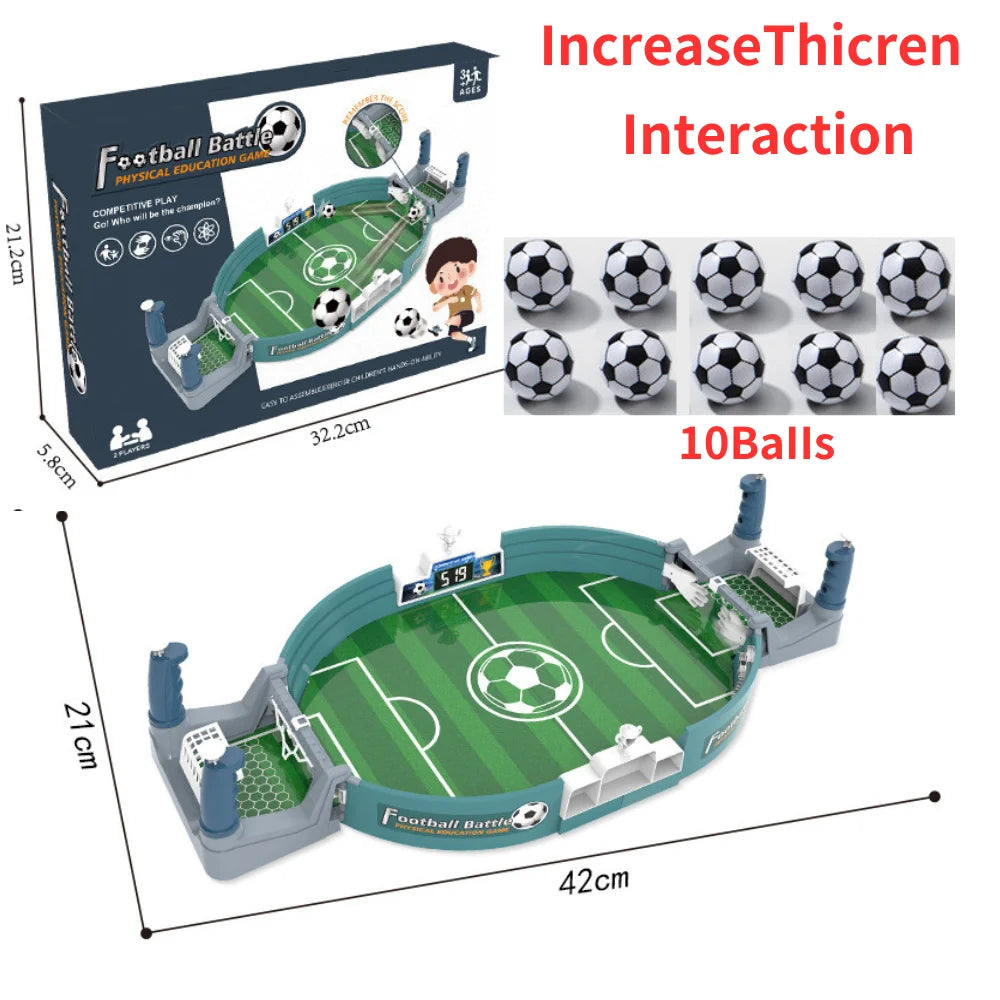 Portable Soccer Table Game for Kids & Family