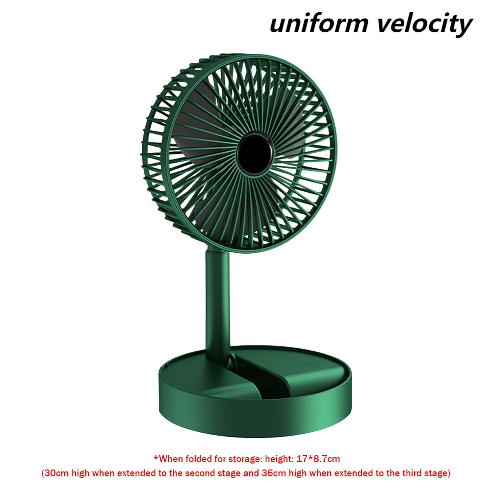 Foldable USB Rechargeable Cooling Fan