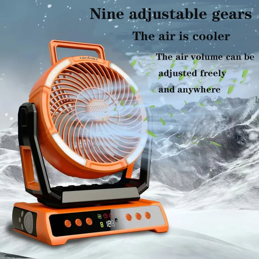 3-in-1 Portable Mini Cooling Fan with Light