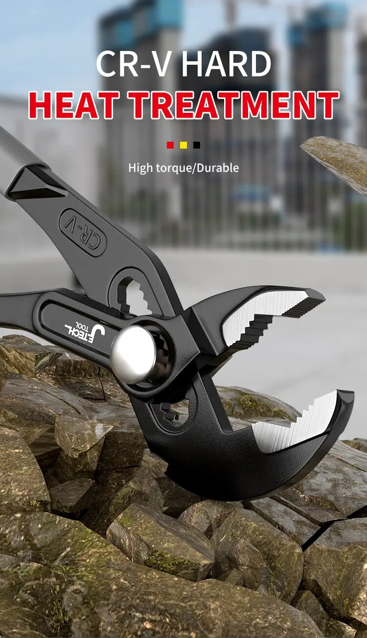 Adjustable Water Pump Pliers – Quick-Release Plumbing Tool