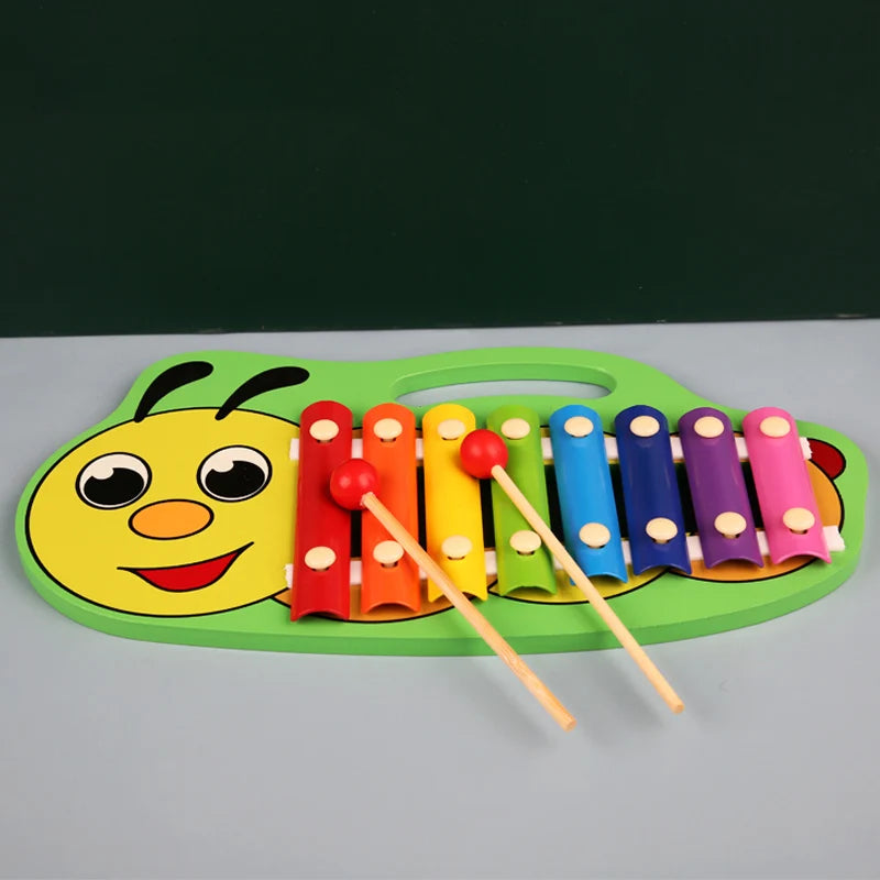 Montessori Wooden Xylophone – 8-Tone Musical Fun for Kids!