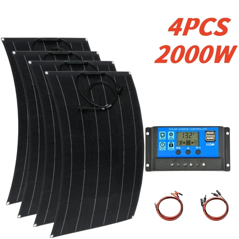 Super Power Solar Panel Kits 500W-2000W for RV & Camping