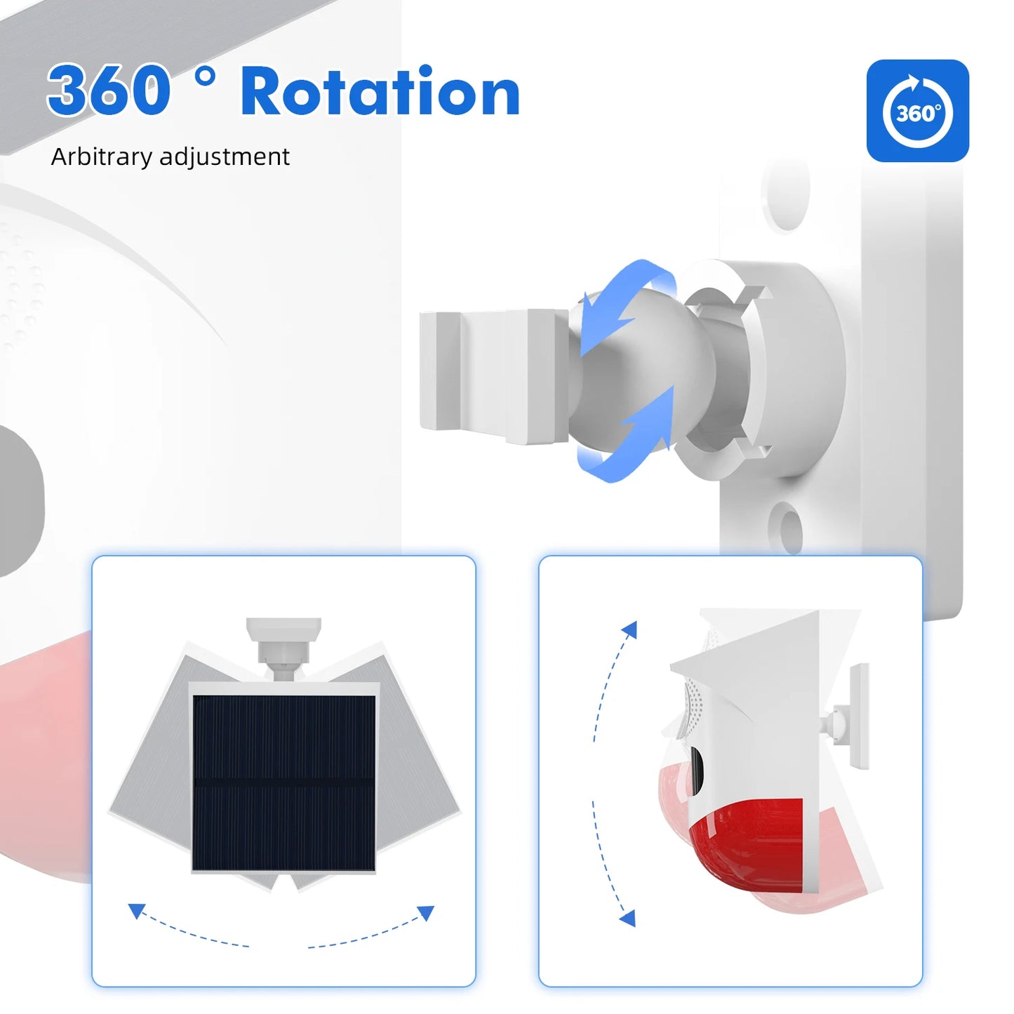 Solar WiFi Outdoor Security Alarm Sensor