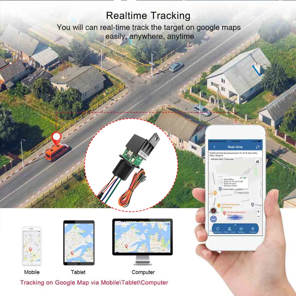 Secure your vehicle with this Relay GPS Tracker GSM/GPRS!