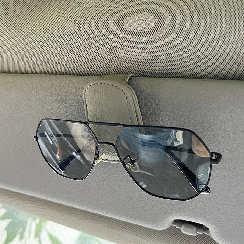 Car Sun Visor Sunglasses Clip & Card Holder