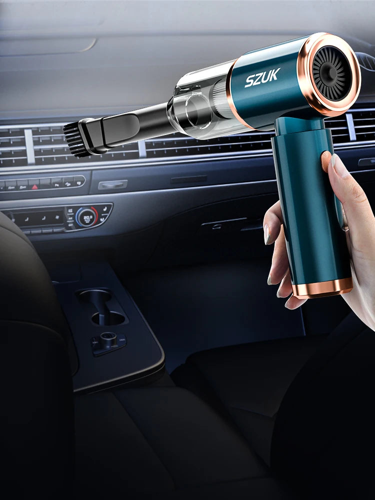 Wireless Mini Car Vacuum Cleaner – Strong Suction