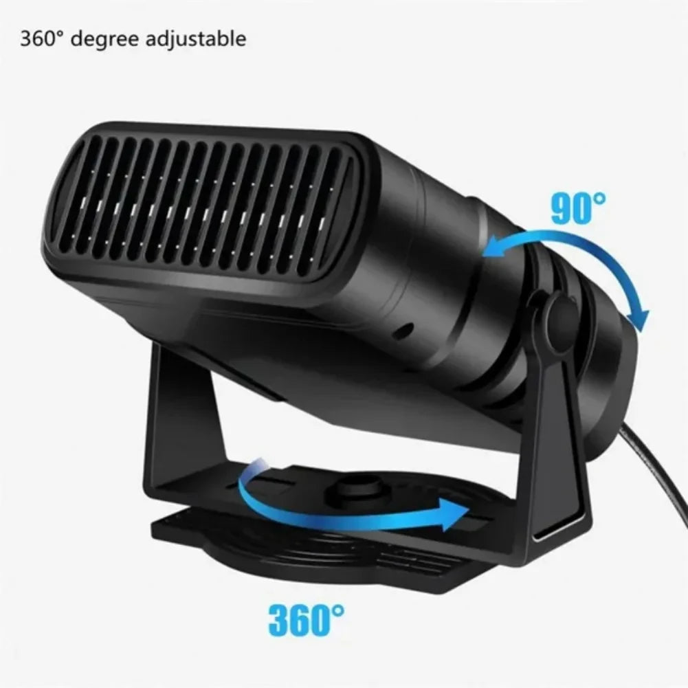 12V/24V Portable Car Heater Defroster Fan