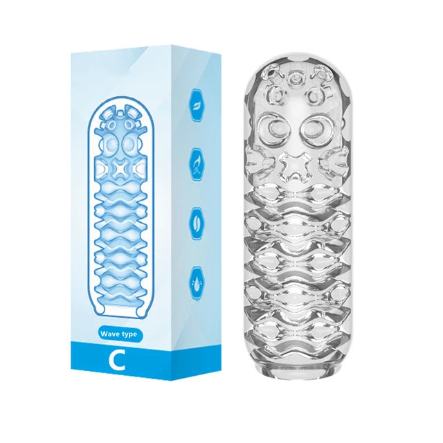 Transparent Soft Masturbator Cup for Men