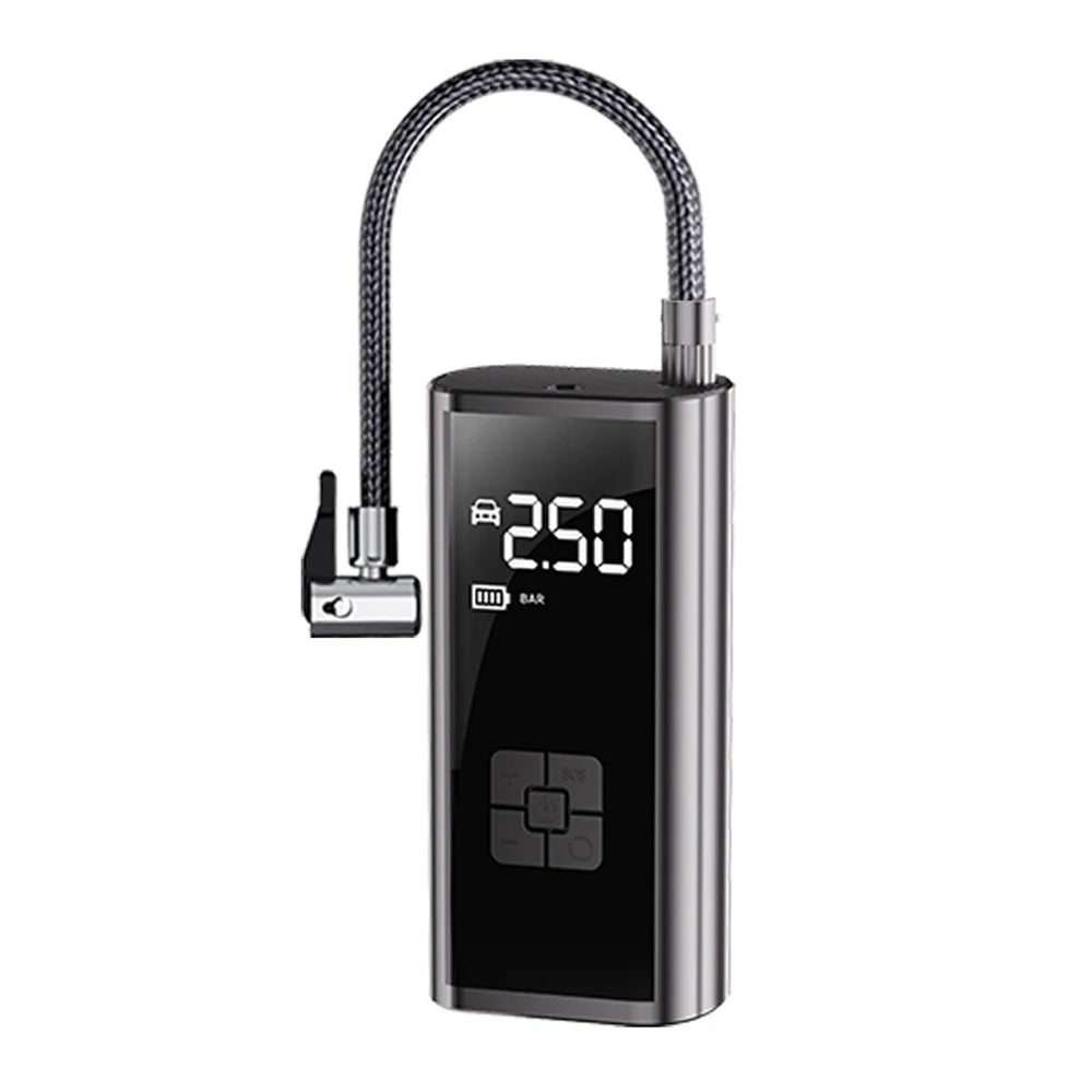 Portable Wireless Electric Car Air Pump with LED Light