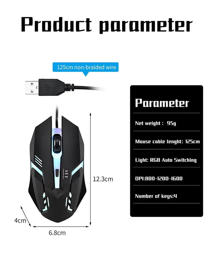 Ergonomic Gaming Mouse – Precision Meets Comfort!
