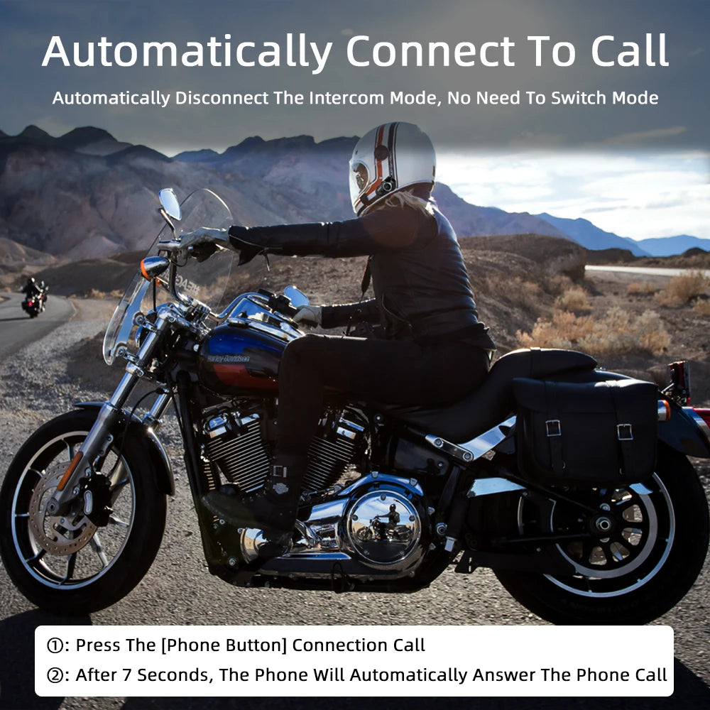 WAYXIN T2 Bluetooth Motorcycle Helmet Intercom