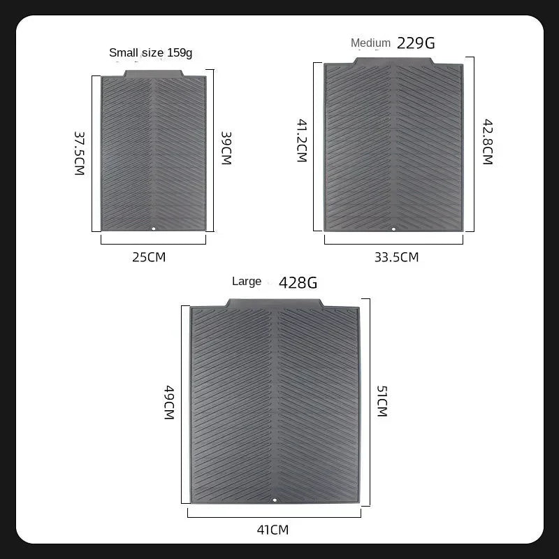 Silicone Anti-Slip Drain Pad for Kitchen Use