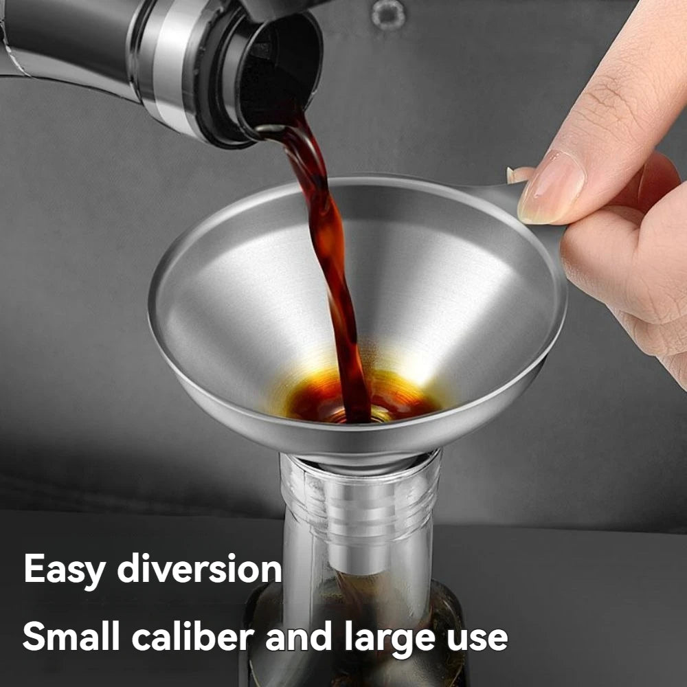 Stainless Steel Strainer Funnel Spoon – Pour & Filter with Precision!