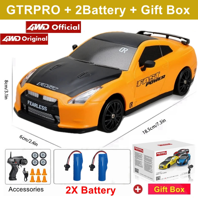 2.4G Drift RC Car – 4WD Remote Control Racing Toy