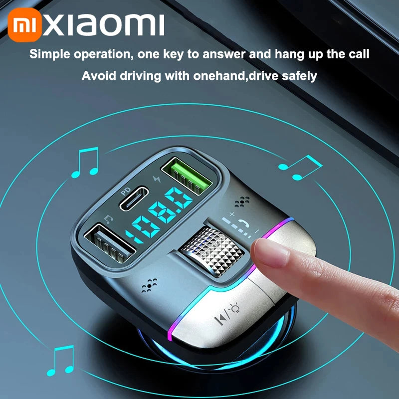 Xiaomi Bluetooth 5.4 FM Transmitter Car Adapter