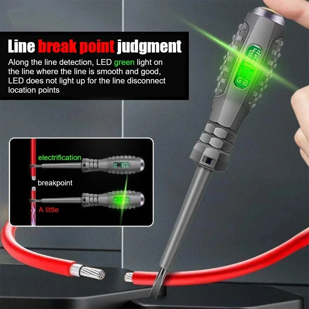 Test safely with this multifunctional electrician screwdriver!