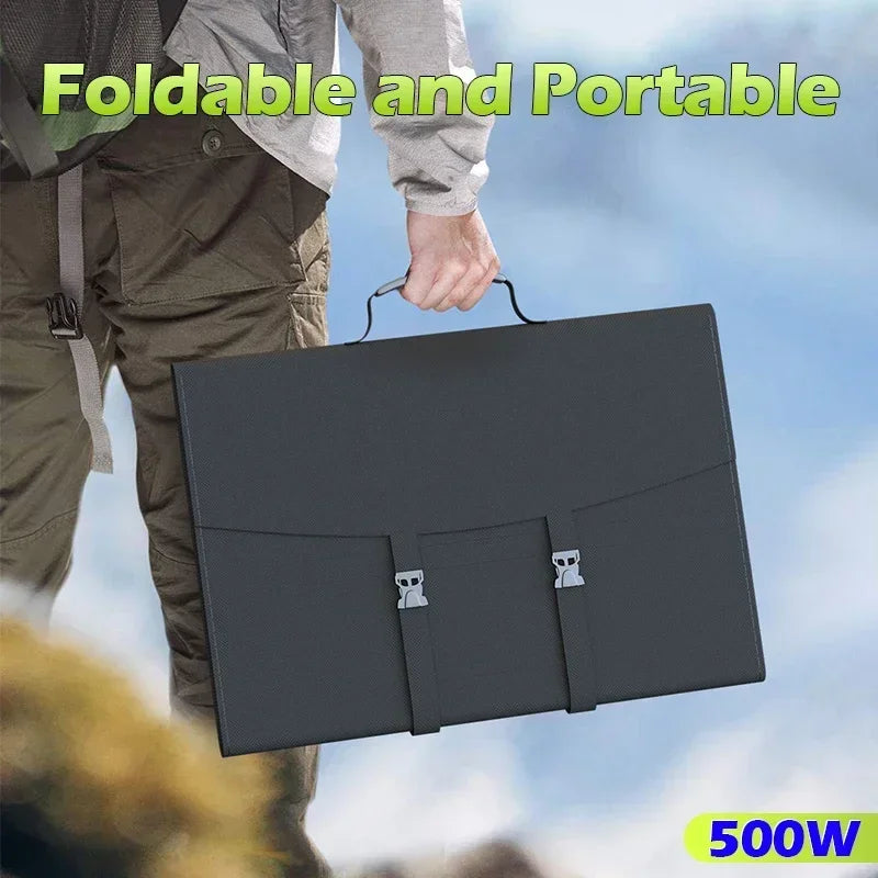 Flexible Foldable Portable Solar Panel Kit 500W-2000W