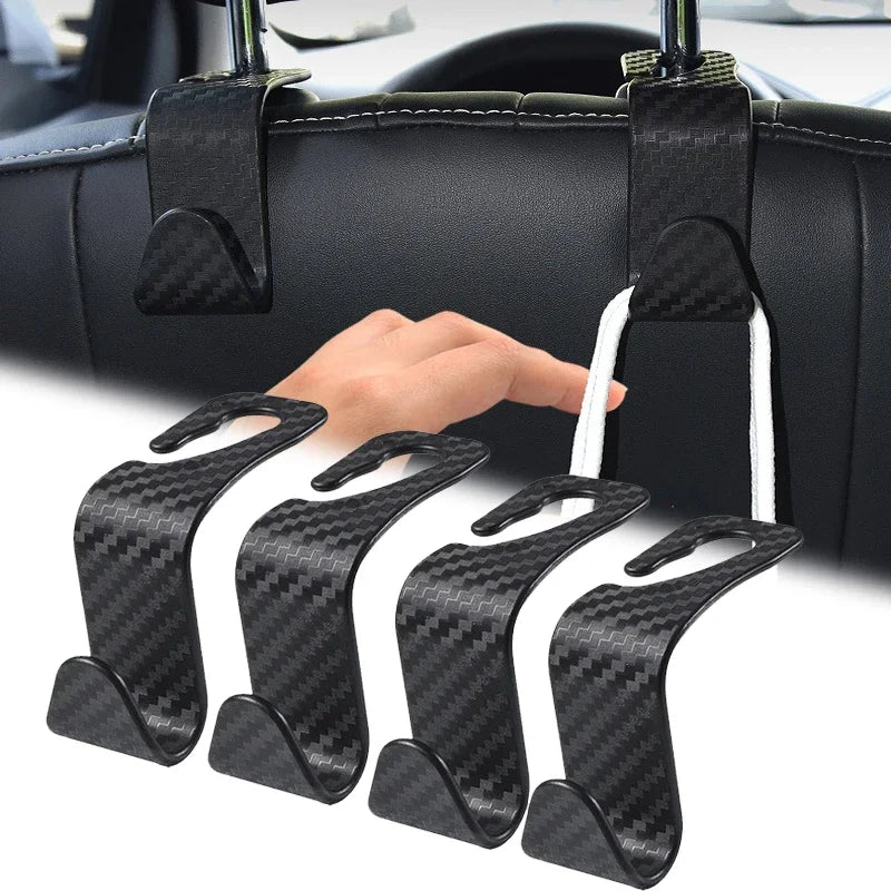 Car Seat Headrest Hooks for Bags & Coats