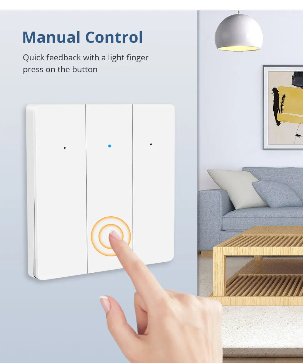 Zemismart WiFi Smart Wall Light Switch EU
