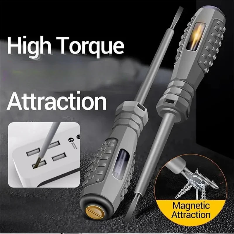 Test safely with this multifunctional electrician screwdriver!