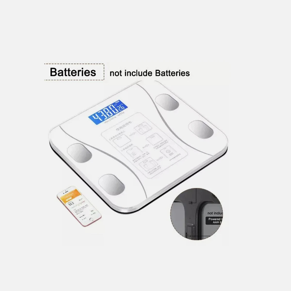 Smart Bluetooth Digital Health Weight Scale