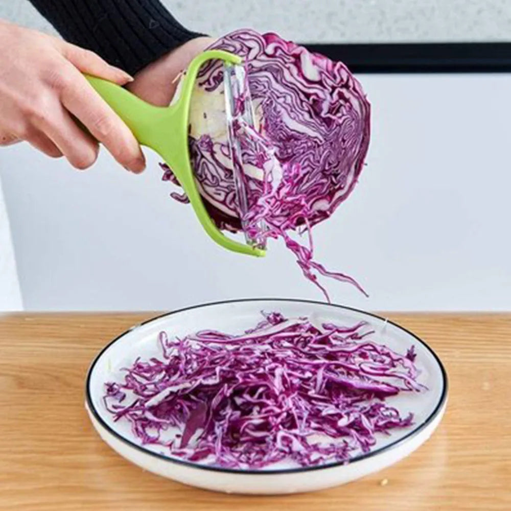 Stainless Steel Wide-Mouth Peeler – Slice, Shred, & Speed Up Prep!