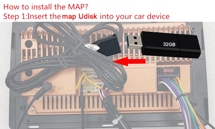 Upgrade your ride with this 32GB Euro Map U Disk!