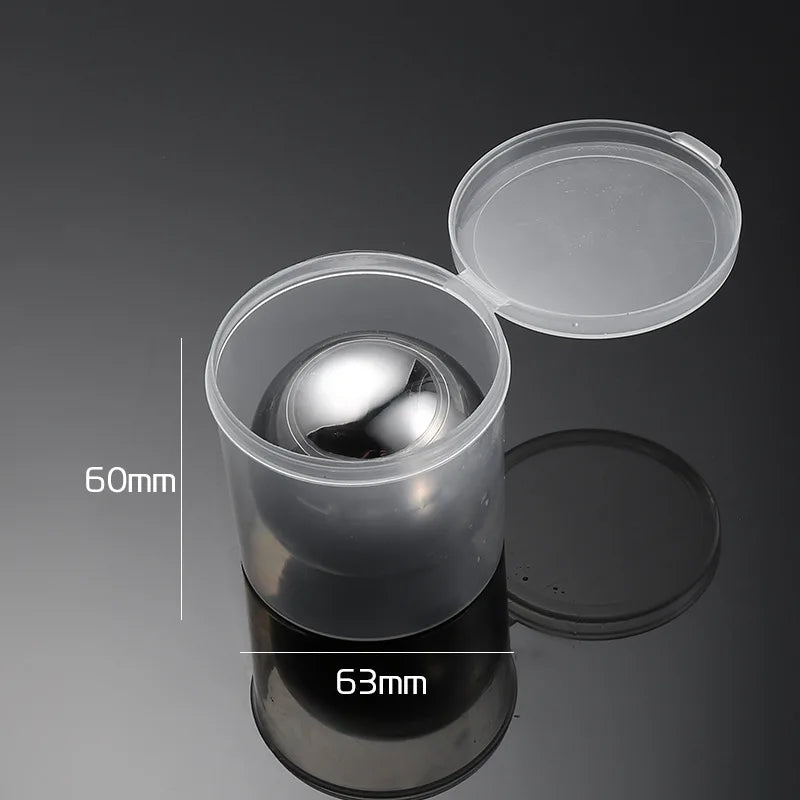Stainless Steel Round Whiskey Stones Set