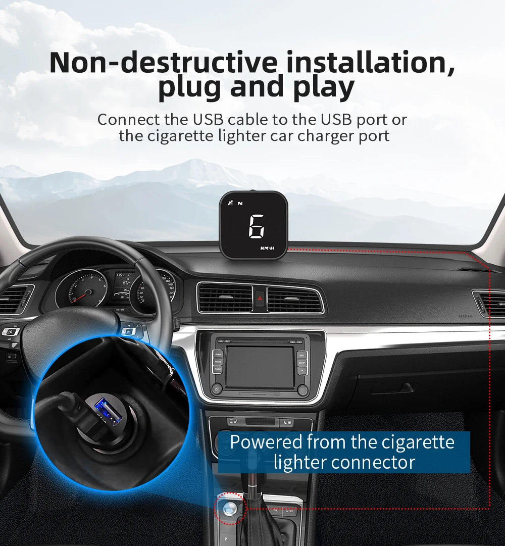 G4S HUD Smart GPS Speedometer – All-in-One Display