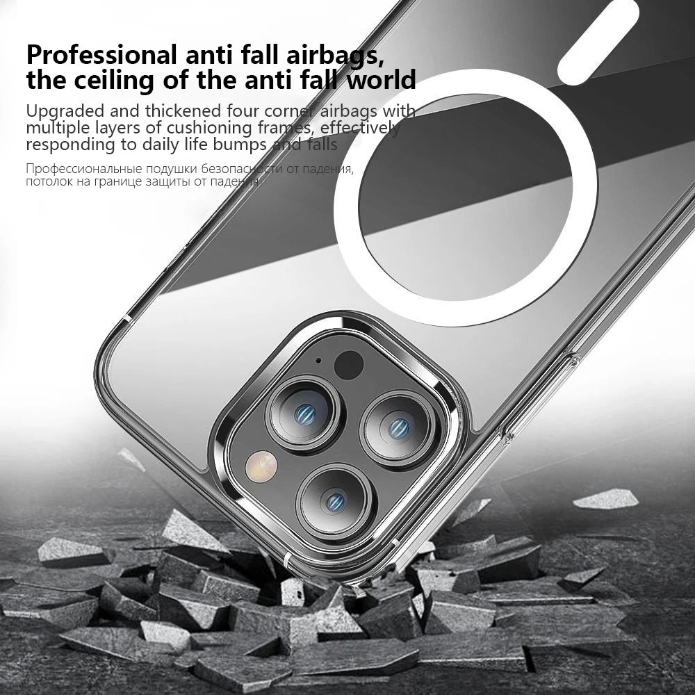 Clear Magnetic MagSafe Case for iPhone