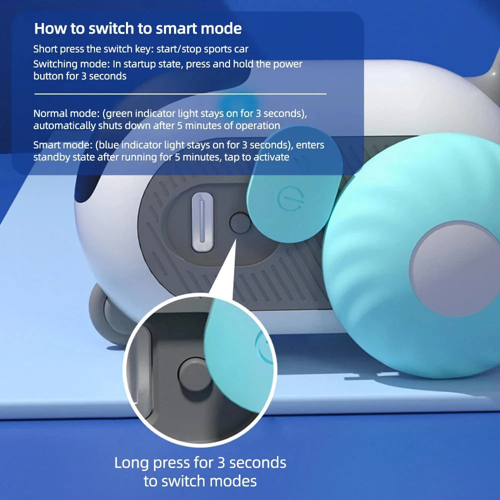 Smart Moving Toy Car – Fun & Training for Pets!