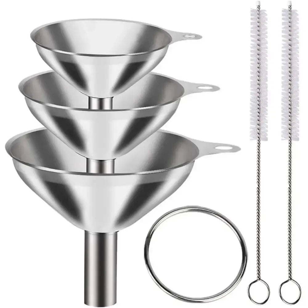 Stainless Steel Strainer Funnel Spoon – Pour & Filter with Precision!