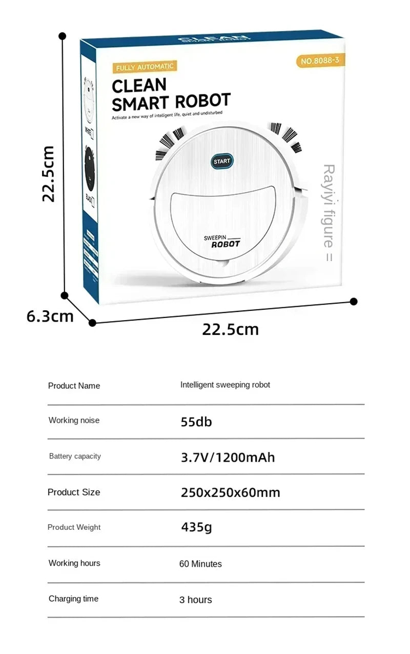 3-in-1 Smart Home Sweeping Robot