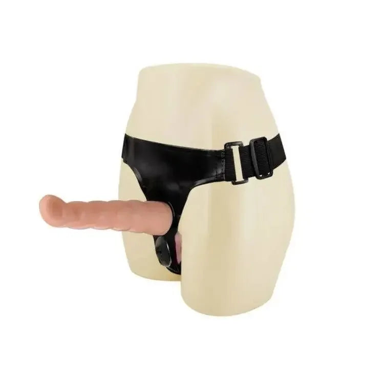 Double Strap-On Dildo with Elastic Harness