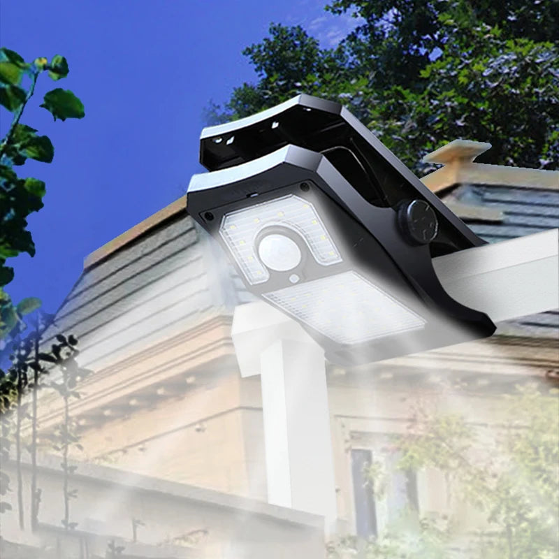 Clip-On Solar Light with USB Charging